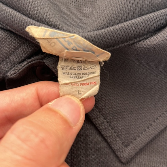 Jaguar Land Rover Polo Driving Athletic Grey Polyester Men’s Size L - Picture 8 of 10